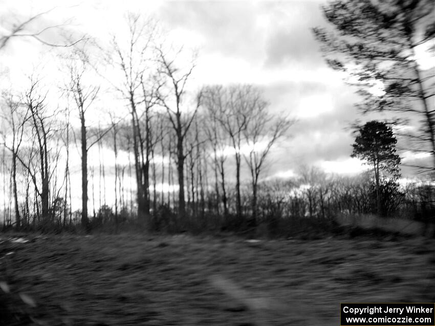The weather was cloudy, yet above freezing, in the late afternoon on day one.