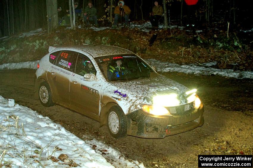 Tim Wickberg / Bryce Proseus Subaru WRX STi on SS2, Soden-Blue Lake I.