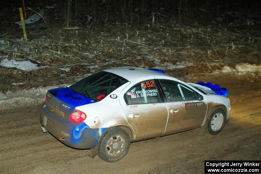 Doug Shepherd / Cindy Krolikowski Dodge SRT-4 on SS2, Soden-Blue Lake I.