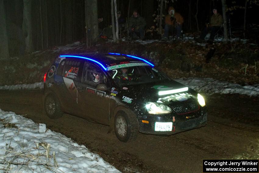 Scott James / Michelle Donovan VW GTI on SS2, Soden-Blue Lake I.