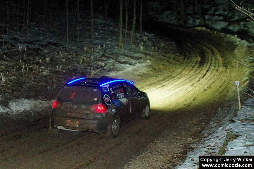 Scott James / Michelle Donovan VW GTI on SS2, Soden-Blue Lake I.