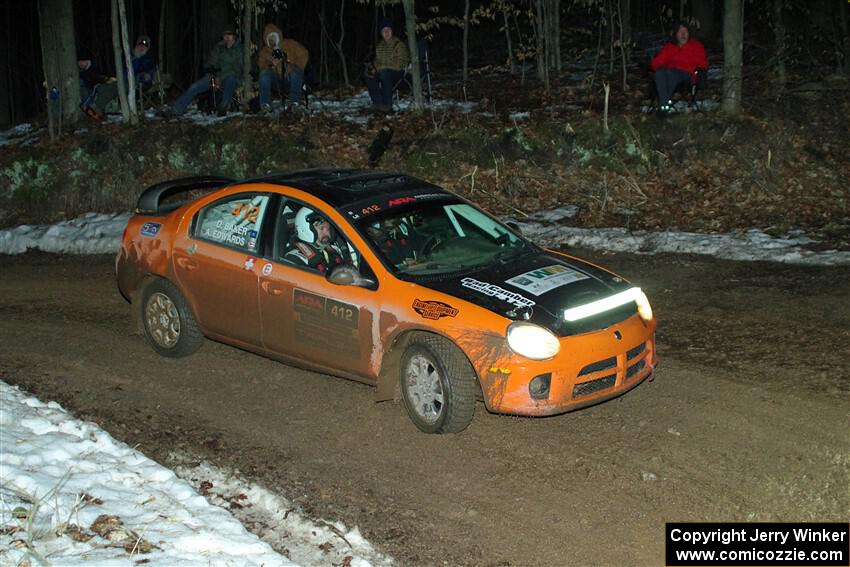 Alan Edwards / Dan Baker Dodge Neon on SS2, Soden-Blue Lake I.