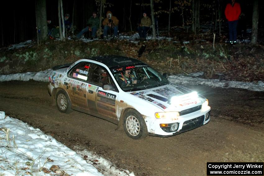 Andy Didorosi / Stefan Trajkov Subaru Impreza on SS2, Soden-Blue Lake I.