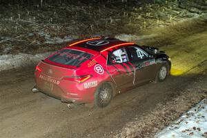 John Sharps / Weston Davis Acura Integra on SS2, Soden-Blue Lake I.