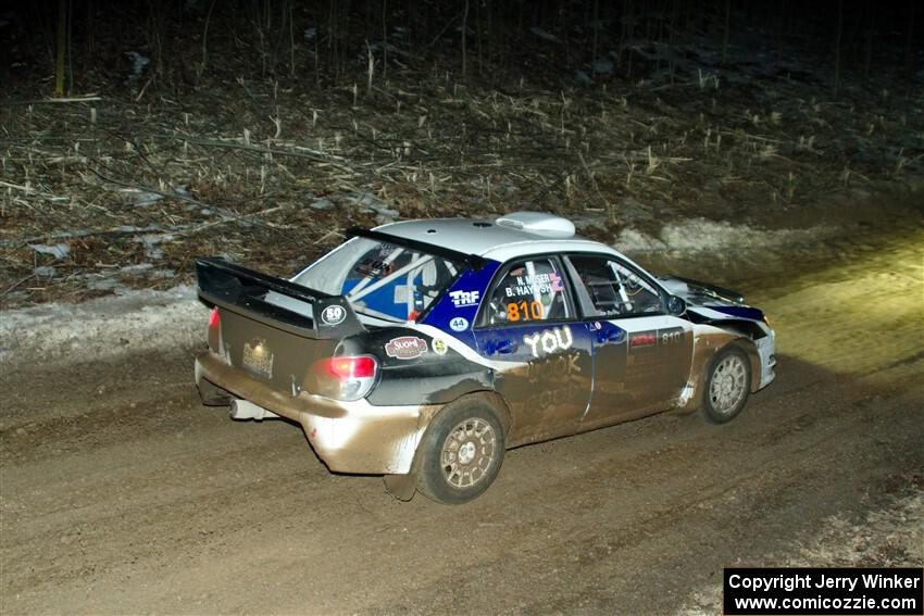 Brad Hayosh / Neil Moser Subaru WRX STi on SS2, Soden-Blue Lake I.