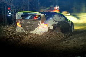 Brandon Semenuk / Keaton Williams Subaru WRX ARA24 finishes SS6, Quinnan-Sage Creek II.