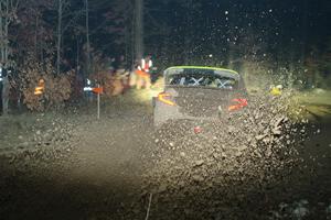 Travis Pastrana / Rhianon Gelsomino Subaru WRX ARA24 finishes SS6, Quinnan-Sage Creek II.