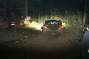 Travis Pastrana / Rhianon Gelsomino Subaru WRX ARA24 finishes SS6, Quinnan-Sage Creek II.