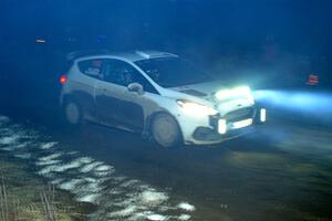 Javier Olivares / K.J. Miller Ford Fiesta Rally3 finishes SS6, Quinnan-Sage Creek II.