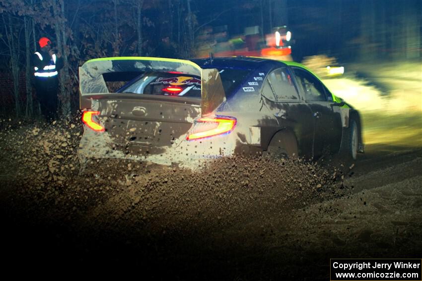 Brandon Semenuk / Keaton Williams Subaru WRX ARA24 finishes SS6, Quinnan-Sage Creek II.