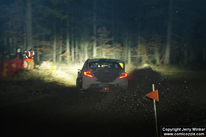 Brandon Semenuk / Keaton Williams Subaru WRX ARA24 finishes SS6, Quinnan-Sage Creek II.