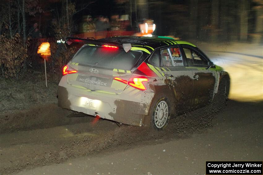 Enda McCormack / Liam McCormack Hyundai i20 N Rally2 finishes SS6, Quinnan-Sage Creek II.