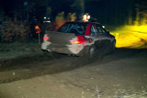 Mark Piatkowski / Aris Mantopoulos Subaru Impreza 2.5RS finishes SS6, Quinnan-Sage Creek II.