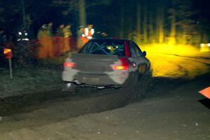 Mark Piatkowski / Aris Mantopoulos Subaru Impreza 2.5RS finishes SS6, Quinnan-Sage Creek II.