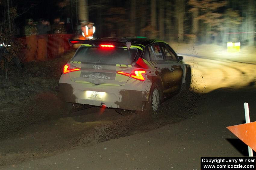 Enda McCormack / Liam McCormack Hyundai i20 N Rally2 finishes SS6, Quinnan-Sage Creek II.