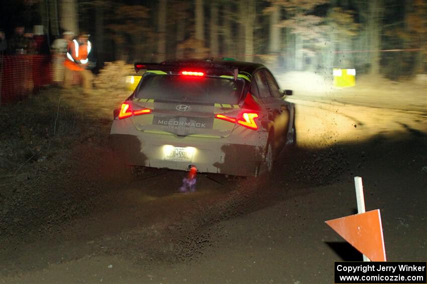 Enda McCormack / Liam McCormack Hyundai i20 N Rally2 finishes SS6, Quinnan-Sage Creek II.