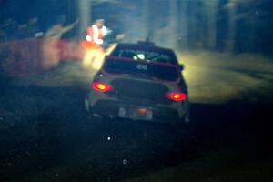 Ele Bardha / Corrina Roshea Subaru WRX STi finishes SS6, Quinnan-Sage Creek II.