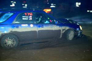 Nick Balzer / Jon Schrage Subaru WRX Wagon finishes SS6, Quinnan-Sage Creek II.