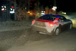 Santiago Iglesias / R.J. Kassel Subaru BRZ finishes SS6, Quinnan-Sage Creek II.