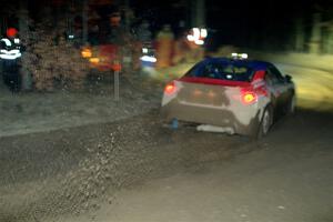 Santiago Iglesias / R.J. Kassel Subaru BRZ finishes SS6, Quinnan-Sage Creek II.