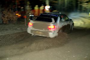 Scott Crouch / Ryan Scott Subaru WRX finishes SS6, Quinnan-Sage Creek II.