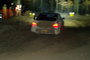 Scott Crouch / Ryan Scott Subaru WRX finishes SS6, Quinnan-Sage Creek II.