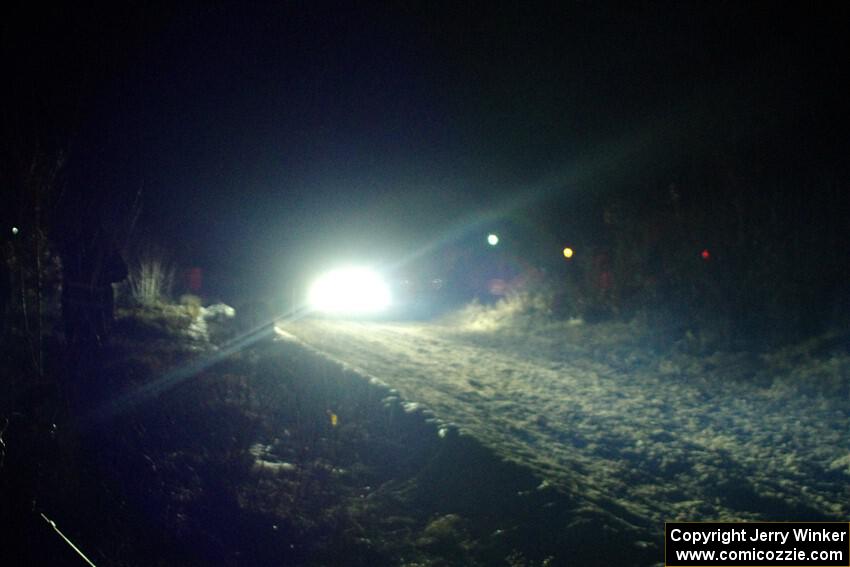 Santiago Iglesias / R.J. Kassel Subaru BRZ finishes SS6, Quinnan-Sage Creek II.