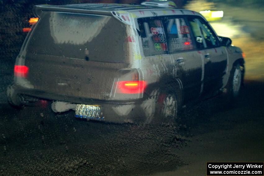 Tayler Hoevenaar / Steven Stewart Subaru Forester finishes SS6, Quinnan-Sage Creek II.
