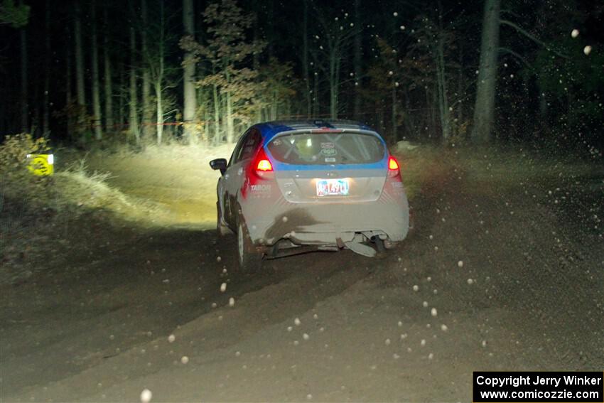 Mark Tabor / Kathryn Hansen Ford Fiesta ST finishes SS6, Quinnan-Sage Creek II.