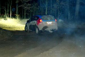 Mark Tabor / Kathryn Hansen Ford Fiesta ST finishes SS6, Quinnan-Sage Creek II.
