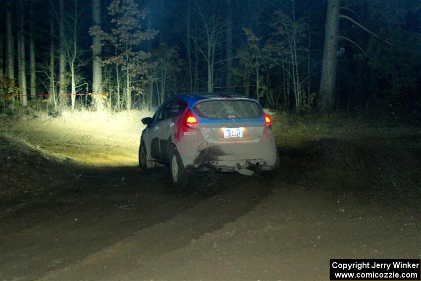 Mark Tabor / Kathryn Hansen Ford Fiesta ST finishes SS6, Quinnan-Sage Creek II.