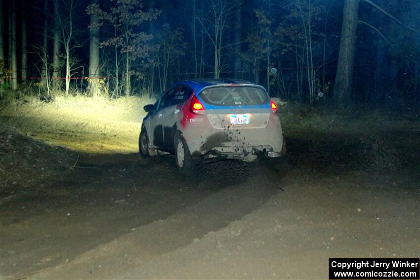 Mark Tabor / Kathryn Hansen Ford Fiesta ST finishes SS6, Quinnan-Sage Creek II.