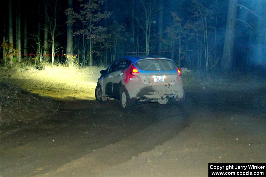 Mark Tabor / Kathryn Hansen Ford Fiesta ST finishes SS6, Quinnan-Sage Creek II.