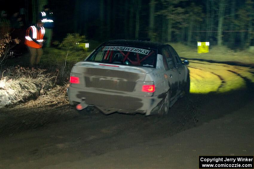 Mike Cessna / Jamie Lambert BMW M3 finishes SS6, Quinnan-Sage Creek II.