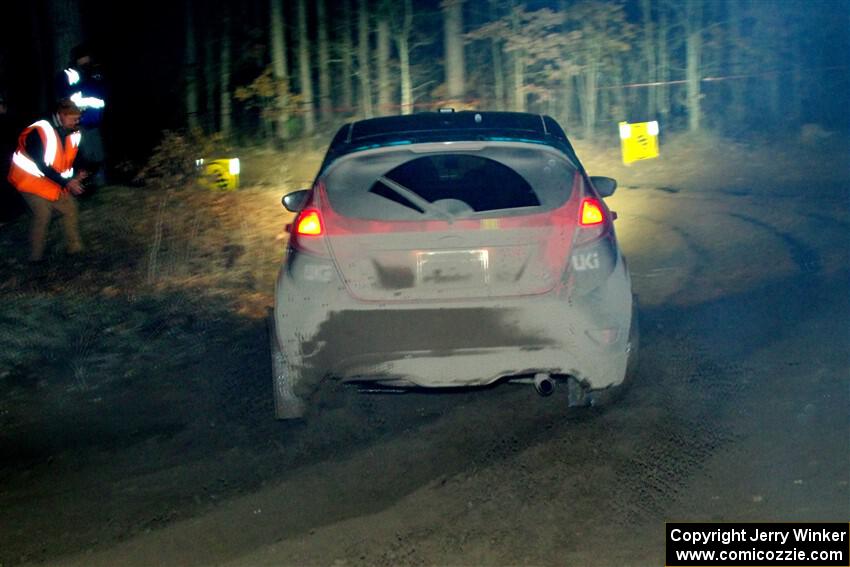 Sean Donnelly / Zach Pfeil Ford Fiesta ST finishes SS6, Quinnan-Sage Creek II.