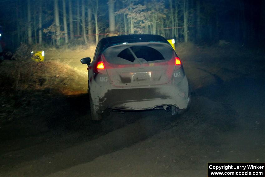 Sean Donnelly / Zach Pfeil Ford Fiesta ST finishes SS6, Quinnan-Sage Creek II.