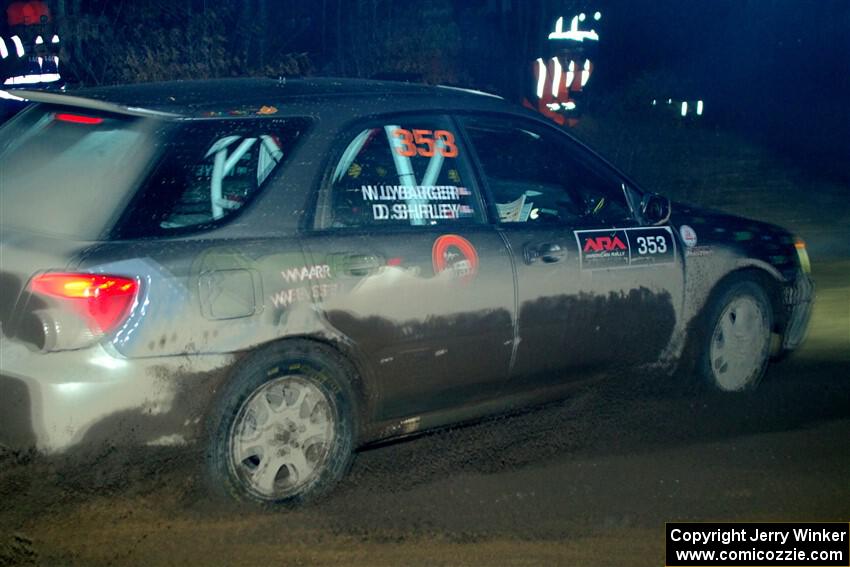 Dan Shirley / Nate Lybarger Subaru Impreza Outback Sport finishes SS6, Quinnan-Sage Creek II.