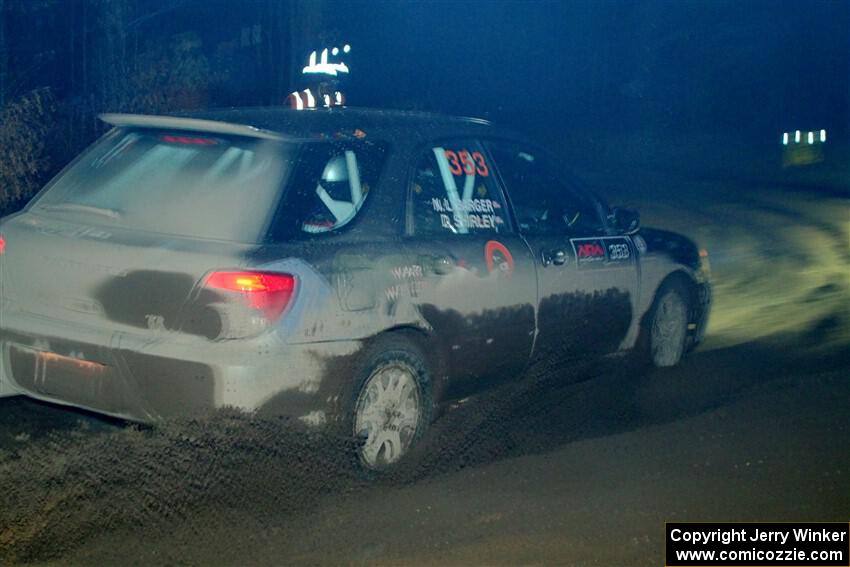 Dan Shirley / Nate Lybarger Subaru Impreza Outback Sport finishes SS6, Quinnan-Sage Creek II.