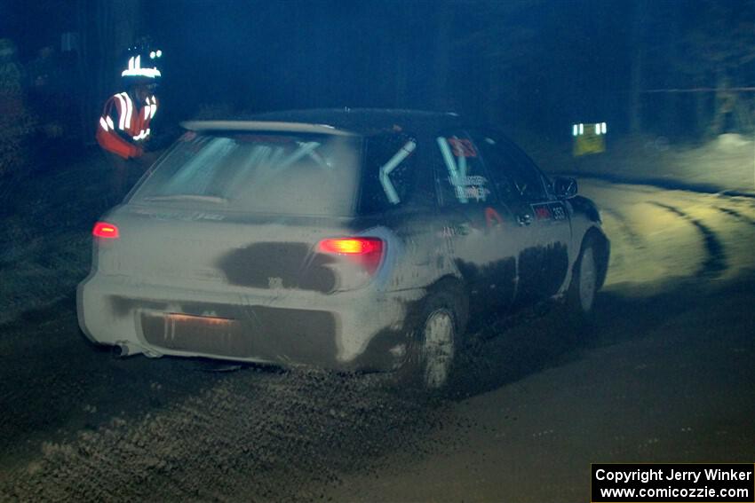 Dan Shirley / Nate Lybarger Subaru Impreza Outback Sport finishes SS6, Quinnan-Sage Creek II.