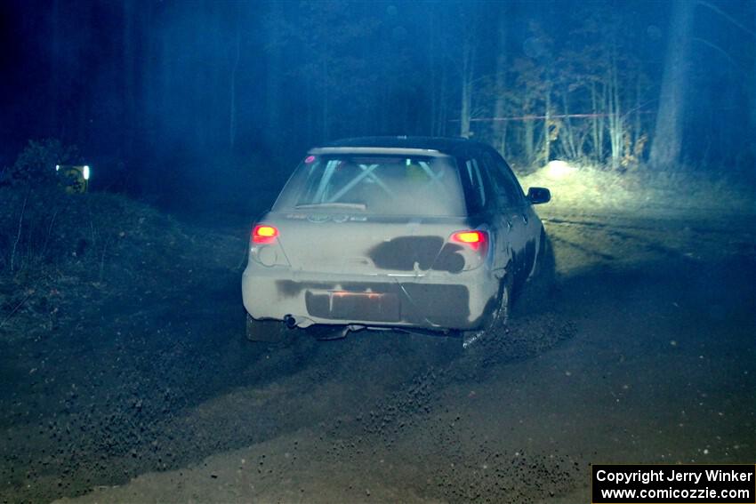 Dan Shirley / Nate Lybarger Subaru Impreza Outback Sport finishes SS6, Quinnan-Sage Creek II.