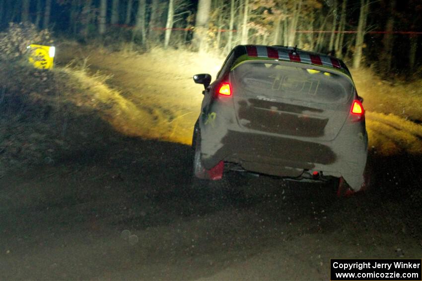 Alastair Scully / Alex Gelsomino Ford Fiesta ST finishes SS6, Quinnan-Sage Creek II.