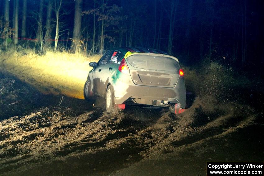 Alastair Scully / Alex Gelsomino Ford Fiesta ST finishes SS6, Quinnan-Sage Creek II.