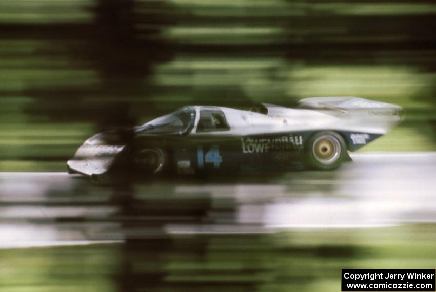 Al Holbert / Derek Bell - Porsche 962 through the carousel.