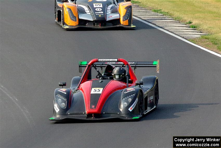 Robert Cipriani's Radical SR3 RSX 1340 and Gavin Sanders' Radical SR3 RSX 1340