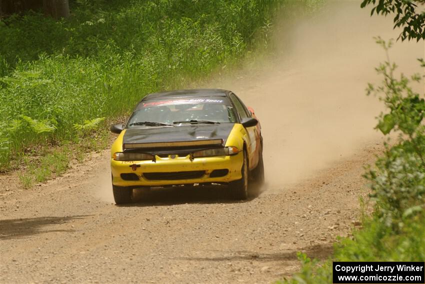 Zach Richard / Max Sutton Mitsubishi Eclipse on SS1, Camp 3 North.