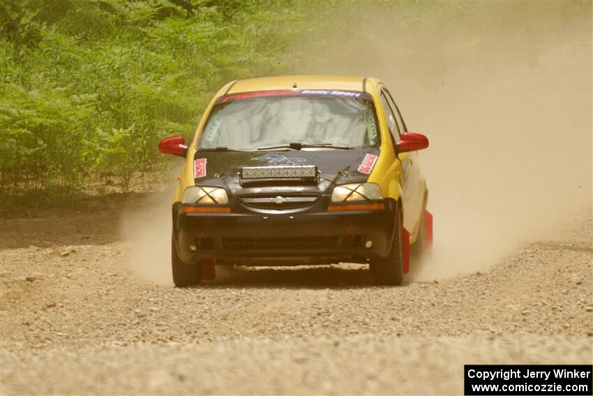 James Walker / Yannis Burnell Chevy Aveo on SS1, Camp 3 North.