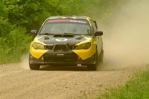 Colin Schulz / Jason Hack Subaru WRX STi on SS2, Skunk Creek.