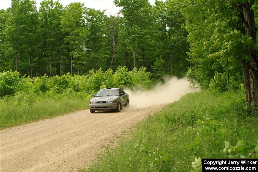 Dexter Clark / Bryce Proseus Nissan Sentra SE-R on SS2, Skunk Creek.