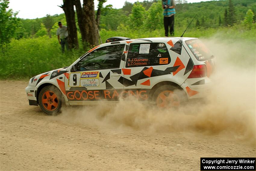 John Gusmano / Zack Goldstein VW GTI on SS2, Skunk Creek.