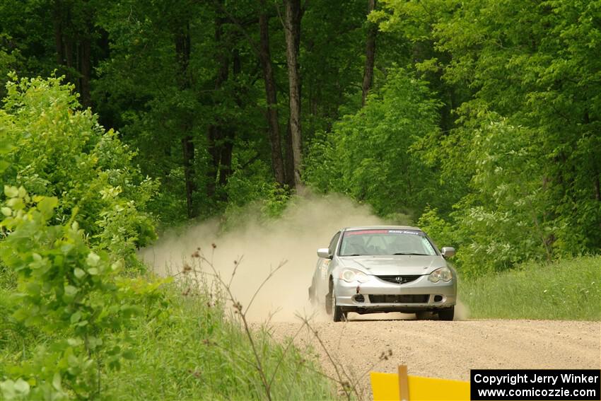 Derek Denti / Josh Remmetter Acura RSX on SS2, Skunk Creek.